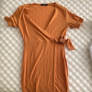Midi Orange Dress - Never Worn